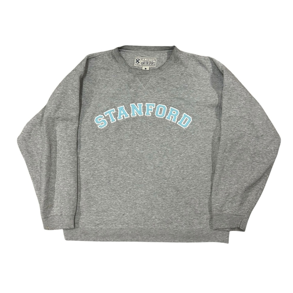 Vintage Stanford University Sweatshirt Mens Large Big Cotton Gear for Sports VTG